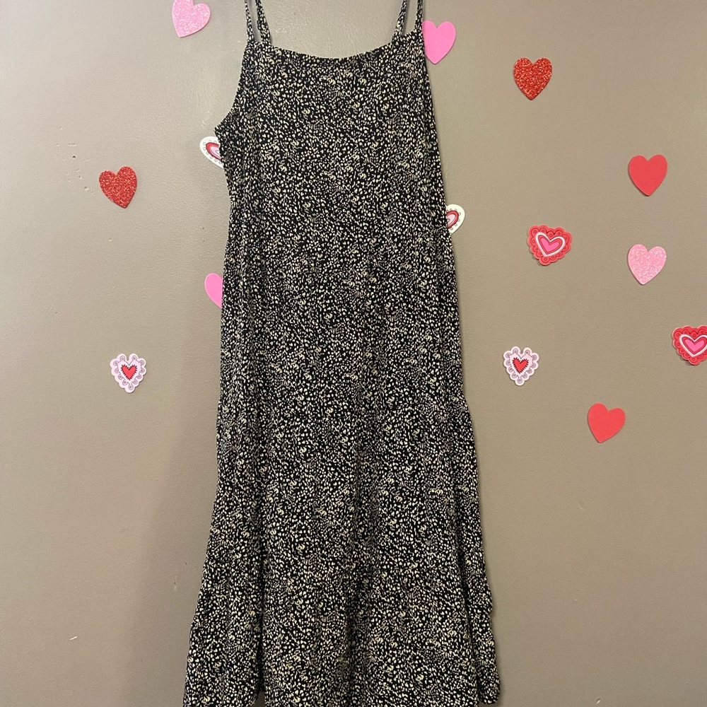Black and tan summer dress